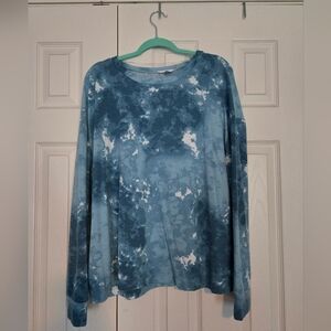 Time and Tru Tie Dye Blue Sweatshirt XXL